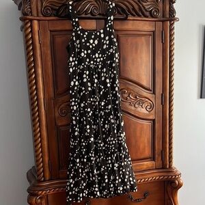Linda Anderson daisy print strappy maxi dress- size S
